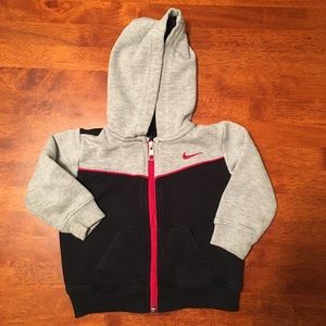 Nike 18M Zip Up Jacket With Hood